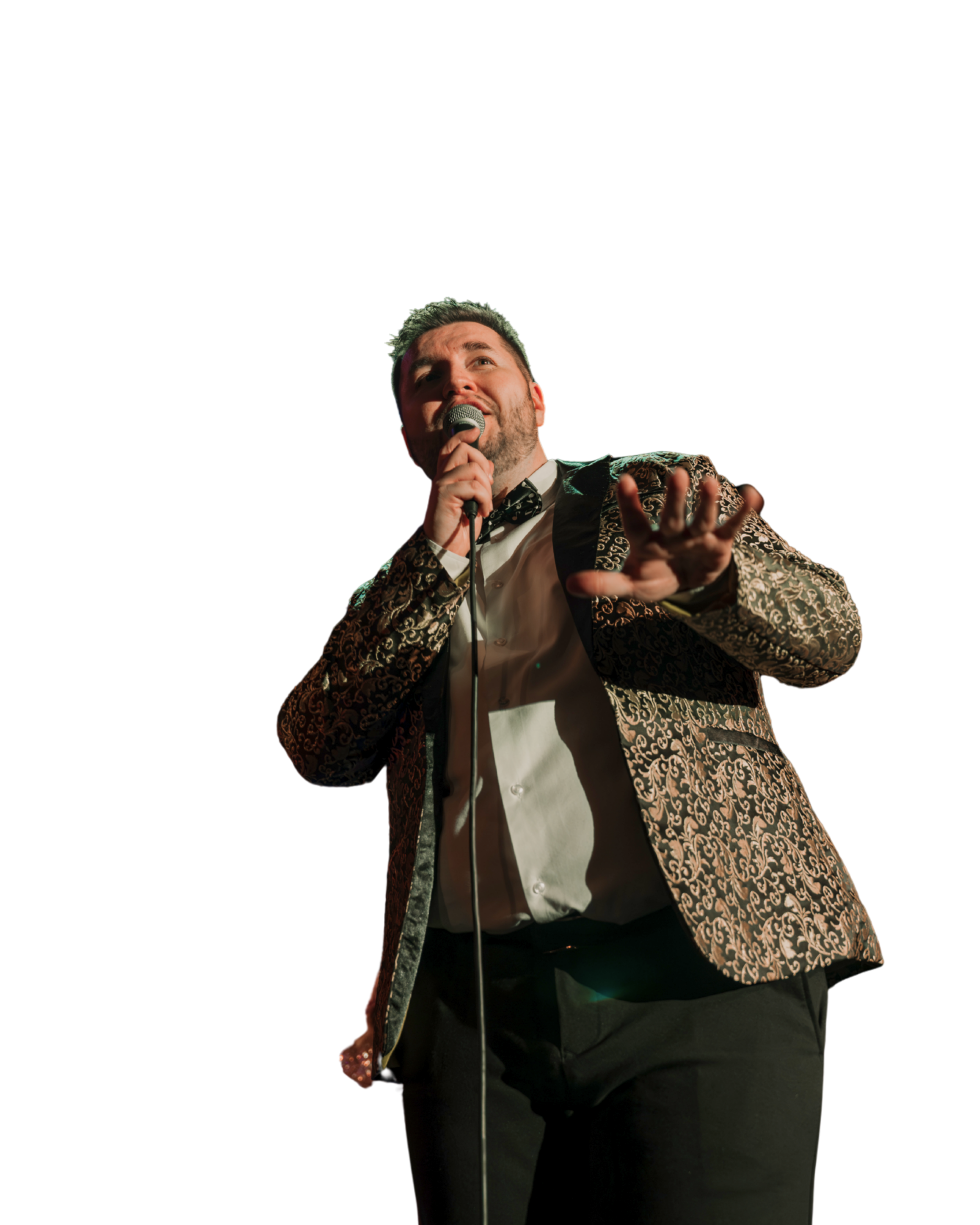 Sebastian Sikora śpiewa